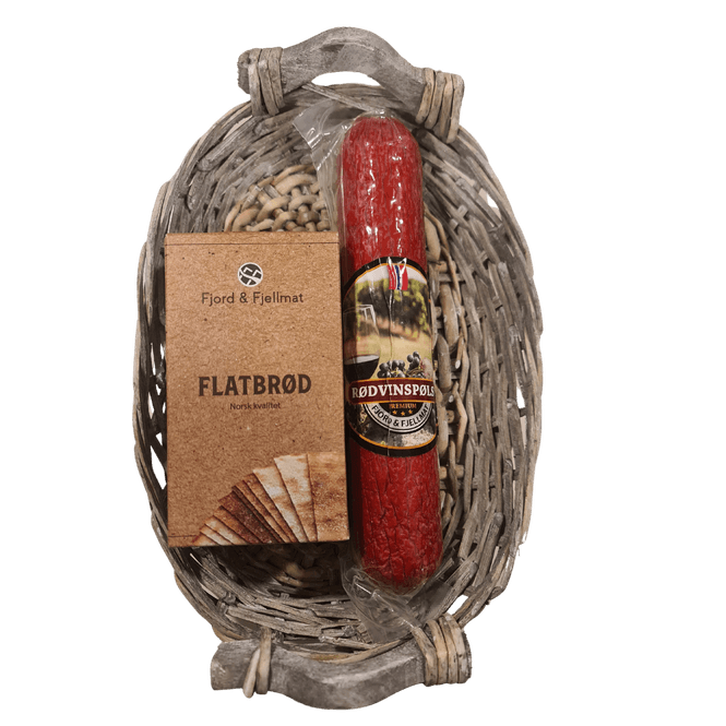 Hovedbilde Liten Gavekurv Rødvin