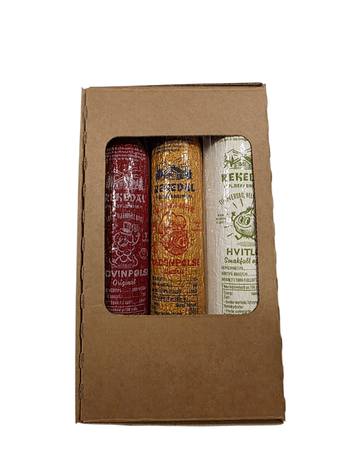 Hovedbilde Salamiesken 3pk Rekedal pølser 